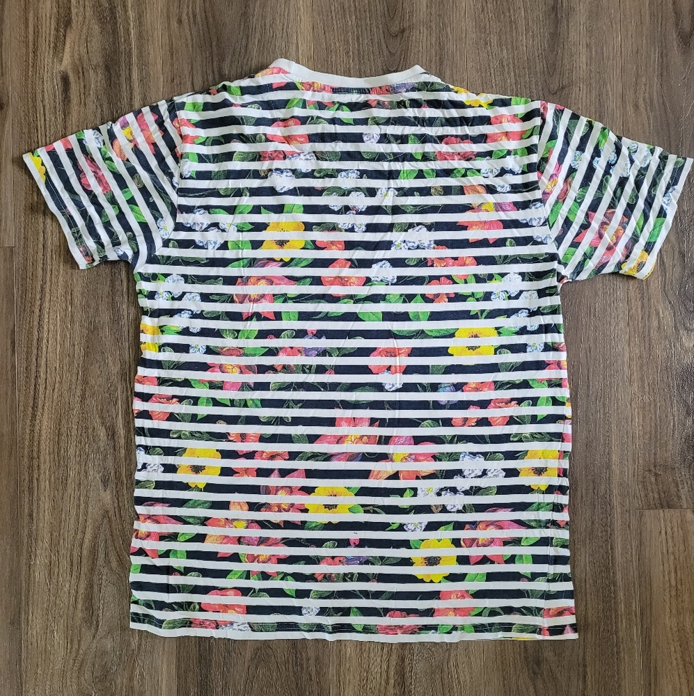 Striped Floral T-Shirt